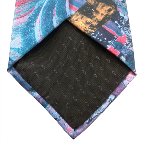 Jonathan Stewart Mens Tie Necktie Multicolor Abstract - Picture 5 of 6